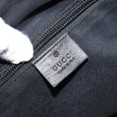 GUCCI GG Canvas Shoulder Bag Black Silver 145857 Auth bs33485-18
