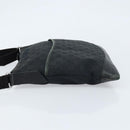 GUCCI GG Canvas Shoulder Bag Black Silver 145857 Auth bs33485-4