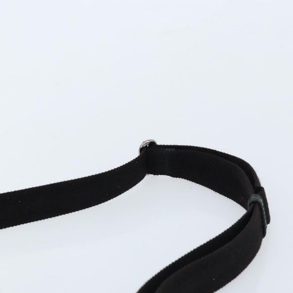 GUCCI GG Canvas Shoulder Bag Black Silver 145857 Auth bs33485