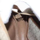 Christian Dior Honeycomb Canvas Shoulder Bag PVC Beige Gold Auth bs33486-20
