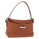 LOEWE Umhängetasche Leder Braun Silber Auth bs33487-1