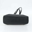 Christian Dior Tote Bag Leather Black Silver Auth bs33488-9