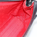 Christian Dior Tote Bag Leather Black Silver Auth bs33488-18