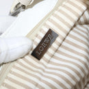 LOEWE Shoulder Bag Leather White Silver Auth bs33492-10