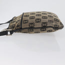 LOEWE Anagram Shoulder Bag Canvas Beige Silver Auth bs33493-6