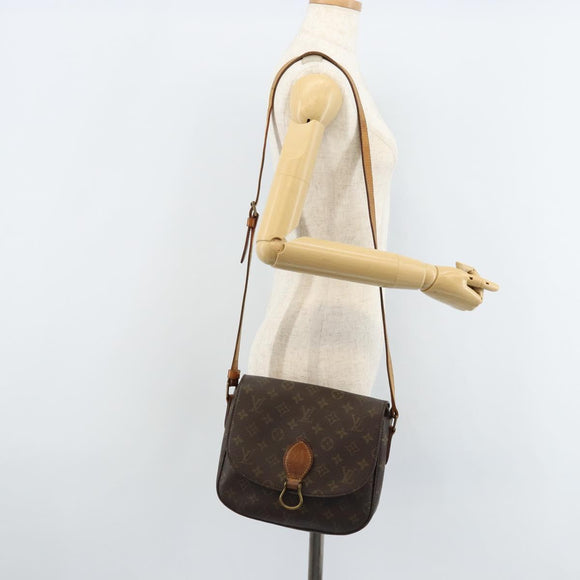 LOUIS VUITTON Monogram Saint Cloud GM Shoulder Bag M51242 LV Auth bs33497