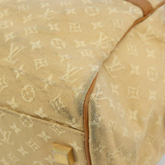 LOUIS VUITTON Monogram Mini Josephine GM Handtasche Beige M92310 LV Auth bs33498