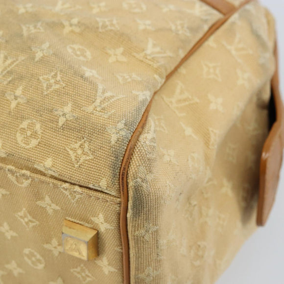 LOUIS VUITTON Monogram Mini Josephine GM Handtasche Beige M92310 LV Auth bs33498