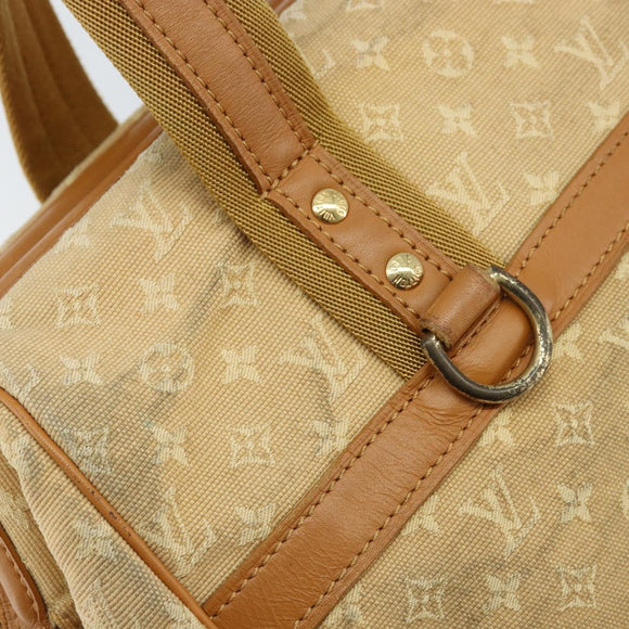 LOUIS VUITTON Monogram Mini Josephine GM Handtasche Beige M92310 LV Auth bs33498