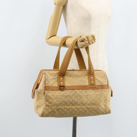LOUIS VUITTON Monogram Mini Josephine GM Handtasche Beige M92310 LV Auth bs33498