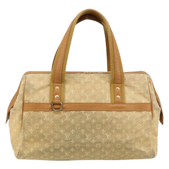 LOUIS VUITTON Monogram Mini Josephine GM Handtasche Beige M92310 LV Auth bs33498
