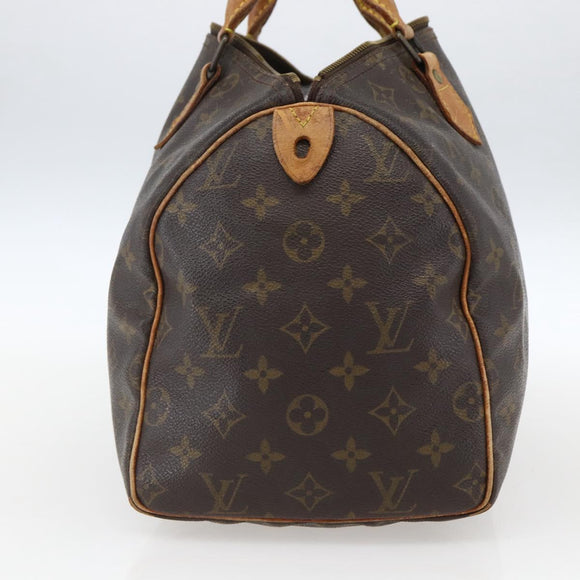 LOUIS VUITTON Monogram Speedy 30 Hand Bag M41526 LV Auth bs33499