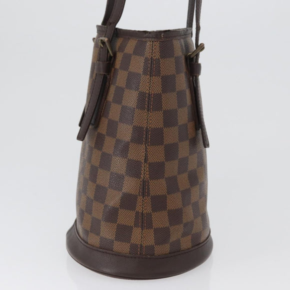 LOUIS VUITTON Damier Ebene Marais Umhängetasche N42240 LV Auth bs33501