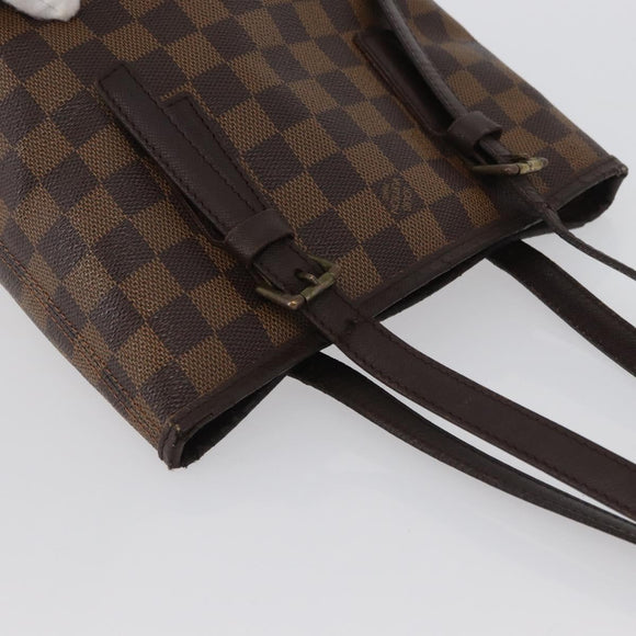 LOUIS VUITTON Damier Ebene Marais Umhängetasche N42240 LV Auth bs33501