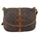 LOUIS VUITTON Monogram Saumur 30 Shoulder Bag M42256 LV Auth bs33502-3