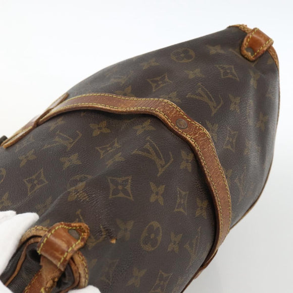 LOUIS VUITTON Monogram Saumur 30 Shoulder Bag M42256 LV Auth bs33502