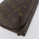 LOUIS VUITTON Monogram Trousse Demi Ronde Kosmetiktäschchen M47520 LV Auth bs33503-15