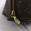 LOUIS VUITTON Monogram Trousse Demi Ronde Kosmetiktäschchen M47520 LV Auth bs33503-8
