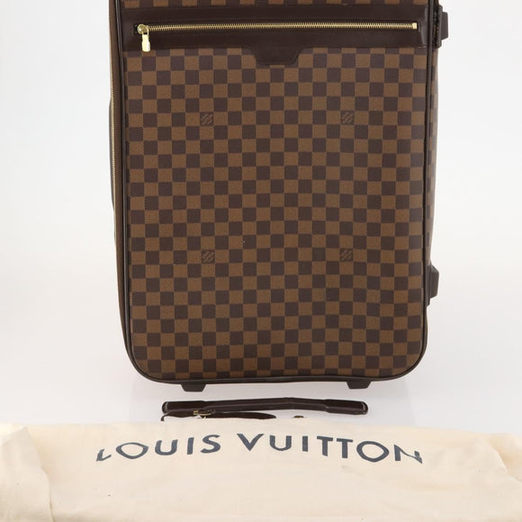 LOUIS VUITTON Damier Ebene Pegas 55 suitcase N23294 LV Auth bs33504