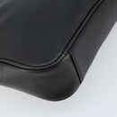 BURBERRY Business Bag Leather Black Silver Auth bs33513-15