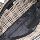 BURBERRY Business Bag Leather Black Silver Auth bs33513-12