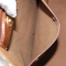 Burberrys Nova Check Shoulder Bag Canvas Beige Gold Auth bs33514-12