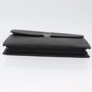 Burberrys Business Bag Leather Black Silver Auth bs33515-6