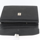 Burberrys Business Bag Leather Black Silver Auth bs33515-11