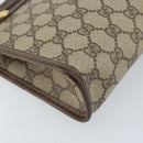 GUCCI GG Supreme Clutch Bag PVC Beige Gold 014 115 6063 4023 Auth bs33517-14