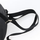 PRADA Backpack Nylon Silver Black Auth bs33518-15