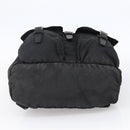 PRADA Backpack Nylon Silver Black Auth bs33518-5