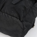 PRADA Backpack Nylon Silver Black Auth bs33518-16
