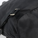 PRADA Backpack Nylon Silver Black Auth bs33518-19