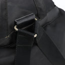 PRADA Backpack Nylon Silver Black Auth bs33518-9
