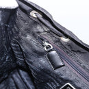 PRADA Backpack Nylon Silver Black Auth bs33518-25