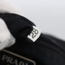 PRADA Backpack Nylon Silver Black Auth bs33518-12