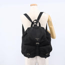 PRADA Backpack Nylon Silver Black Auth bs33518-28