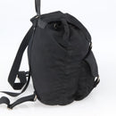 PRADA Backpack Nylon Silver Black Auth bs33518-3