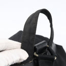 PRADA Backpack Nylon Silver Black Auth bs33518-7