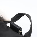 PRADA Backpack Nylon Silver Black Auth bs33518-14