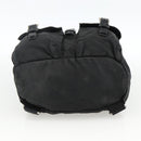 PRADA Backpack Nylon Silver Black Auth bs33519-5