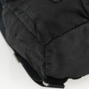 PRADA Backpack Nylon Silver Black Auth bs33519-17
