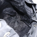PRADA Backpack Nylon Silver Black Auth bs33519-22
