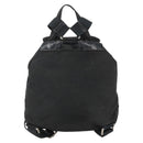 PRADA Backpack Nylon Silver Black Auth bs33519-2