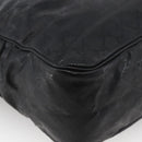 GUCCI GG Implementation Shoulder Bag PVC Black Silver 211107 Auth bs33520-13