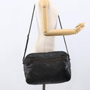 GUCCI GG Implementation Shoulder Bag PVC Black Silver 211107 Auth bs33520-23