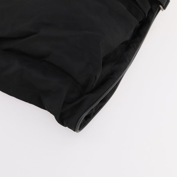 PRADA Kleiderschutzhülle Nylon Schwarz Silber Auth bs33522