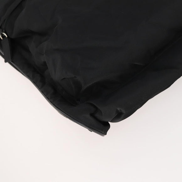 PRADA Kleiderschutzhülle Nylon Schwarz Silber Auth bs33522