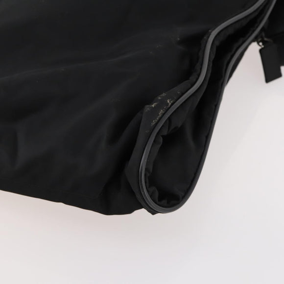 PRADA Kleiderschutzhülle Nylon Schwarz Silber Auth bs33522