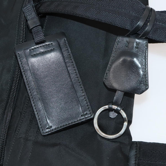 PRADA Kleiderschutzhülle Nylon Schwarz Silber Auth bs33522